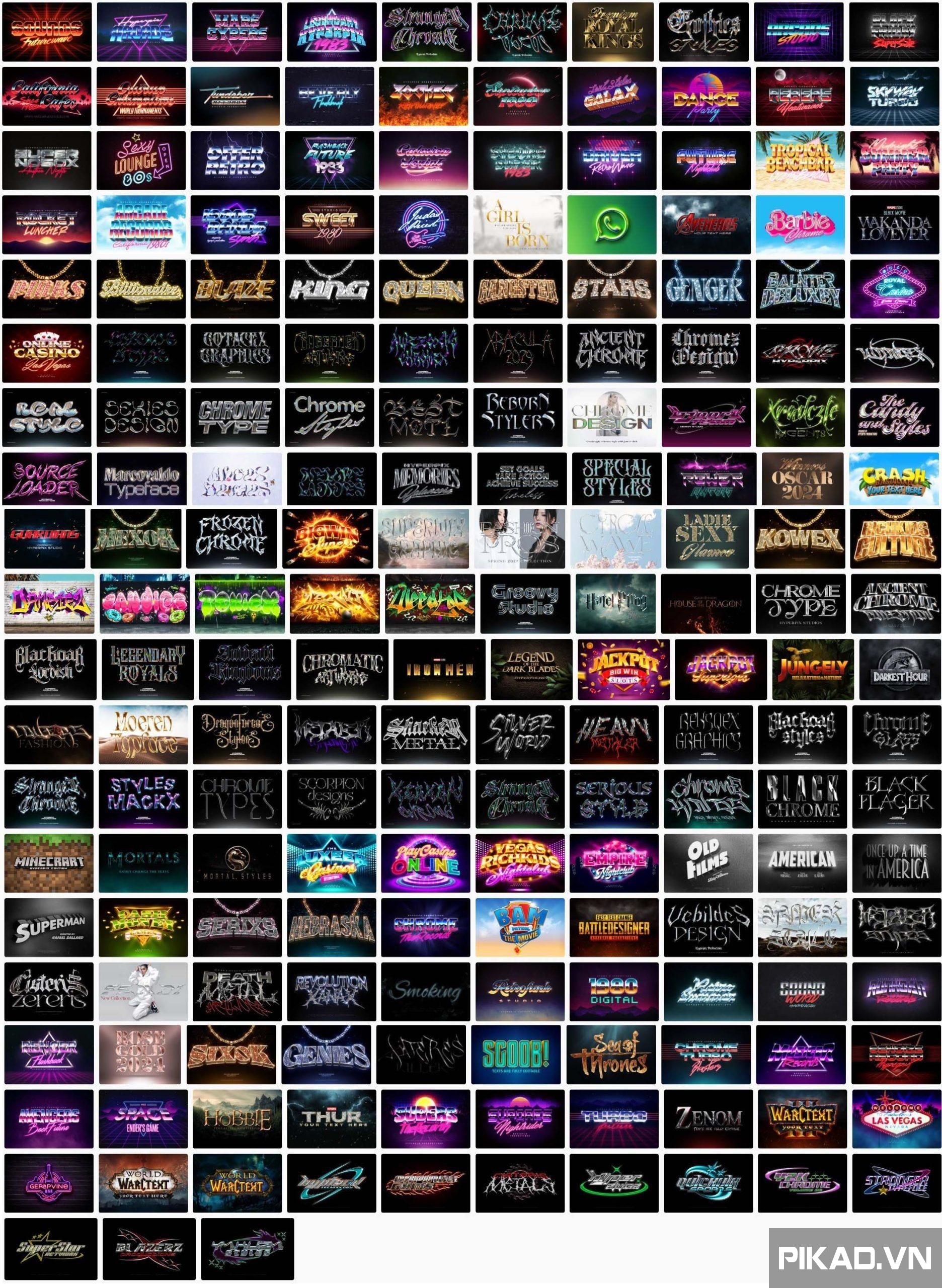 logo text effect