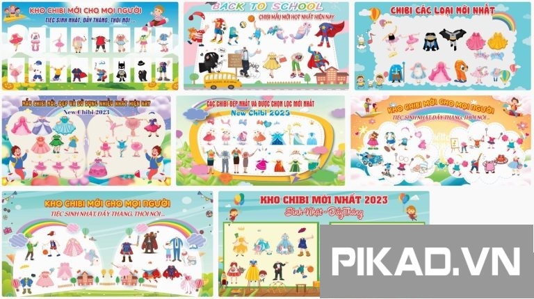 100+ Mẫu chibi sinh nhật