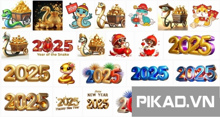 23+ Tài nguyên thiết kế tết 2025