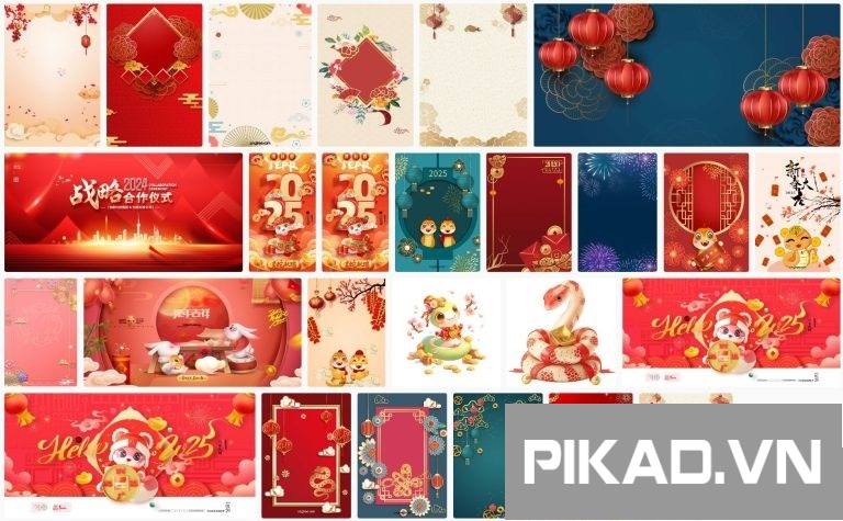 24+ Background thiết kế Tết 2025