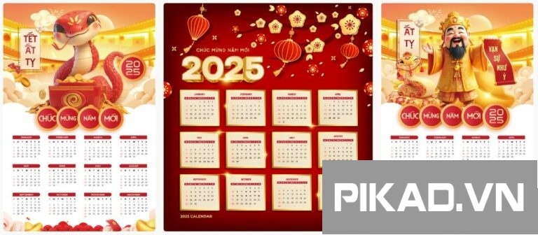 3+ Lịch Tết 2025