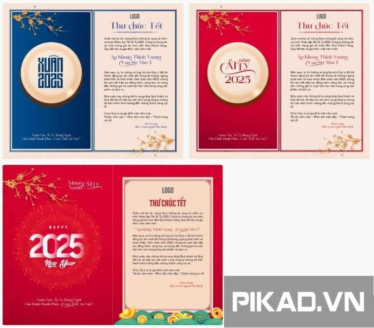 3+ Thư chúc tết 2025