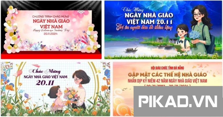 4+ Phông nền ngày 20-11