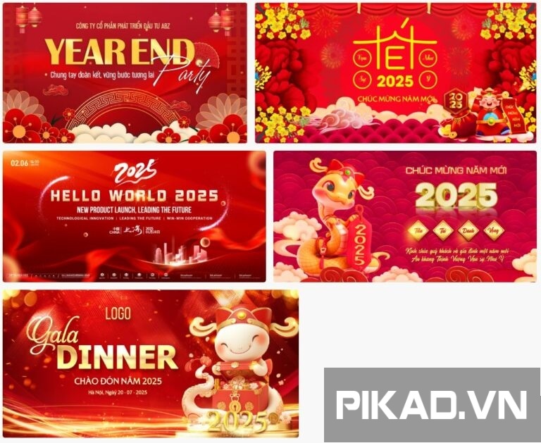 5+ Phông nền gala dinner 2