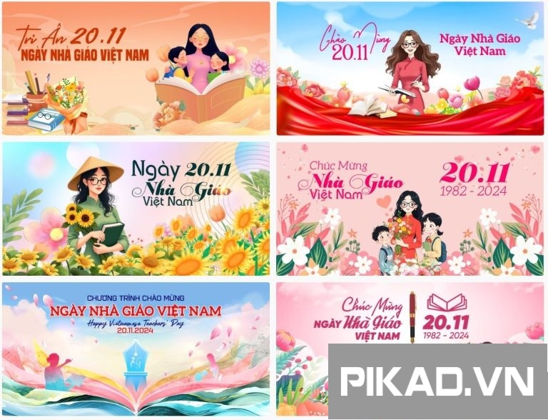 6+ Phông nền ngày 20-11
