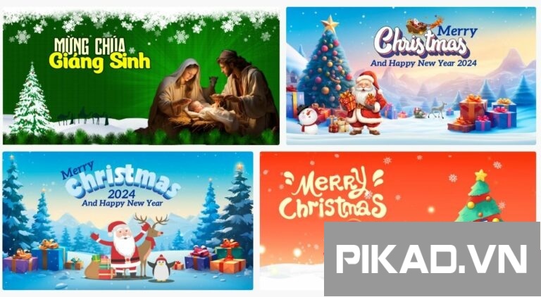 4+ Phông nền sân khấu Noel