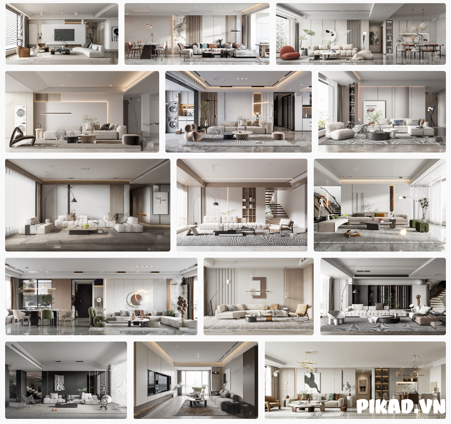 16+ Phòng Khách Sketchup