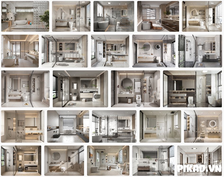 26+ Nhà Tắm – WC Enscape