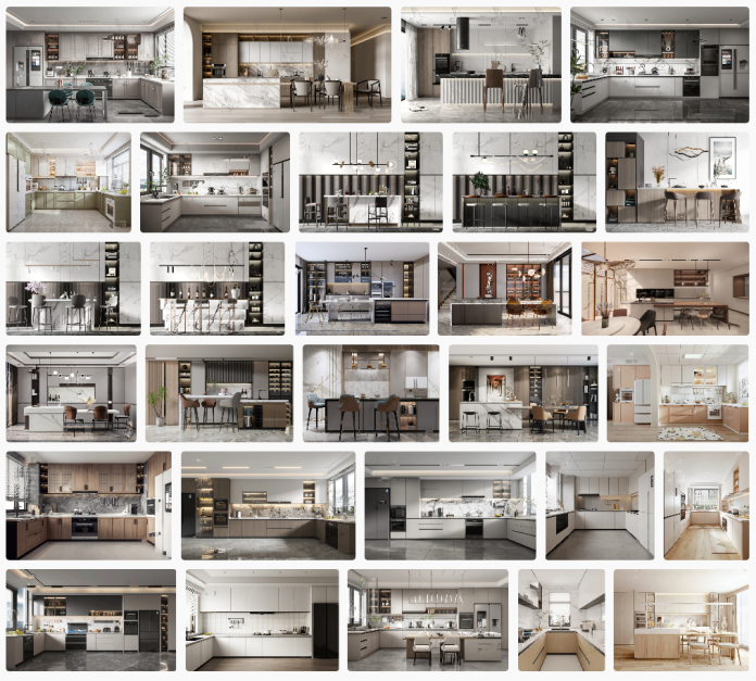 30+ Phòng Bếp Sketchup