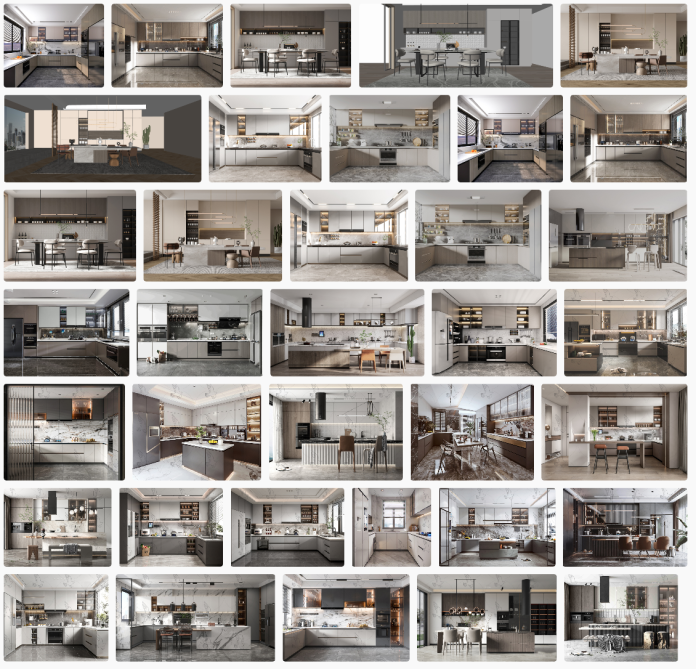 36+ Phòng Bếp Sketchup Đẹp