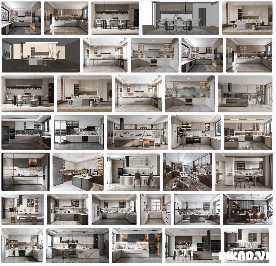 36+ Phòng Bếp Sketchup Đẹp