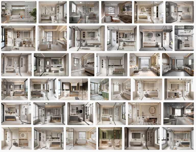 37+ Phòng Tắm - WC sketchup